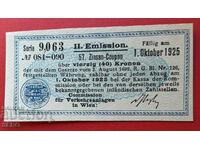 Austria-cupon 40 de coroane 1925