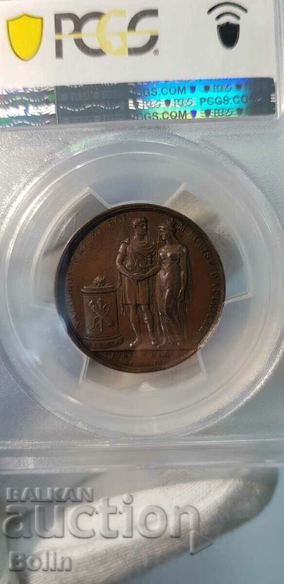 Delivery of SP 58 - Napoleon Bonaparte Bronze Table Medal 1810 Delivery of SP 58 - Napoleon Bonaparte Bronze Table Medal 1810