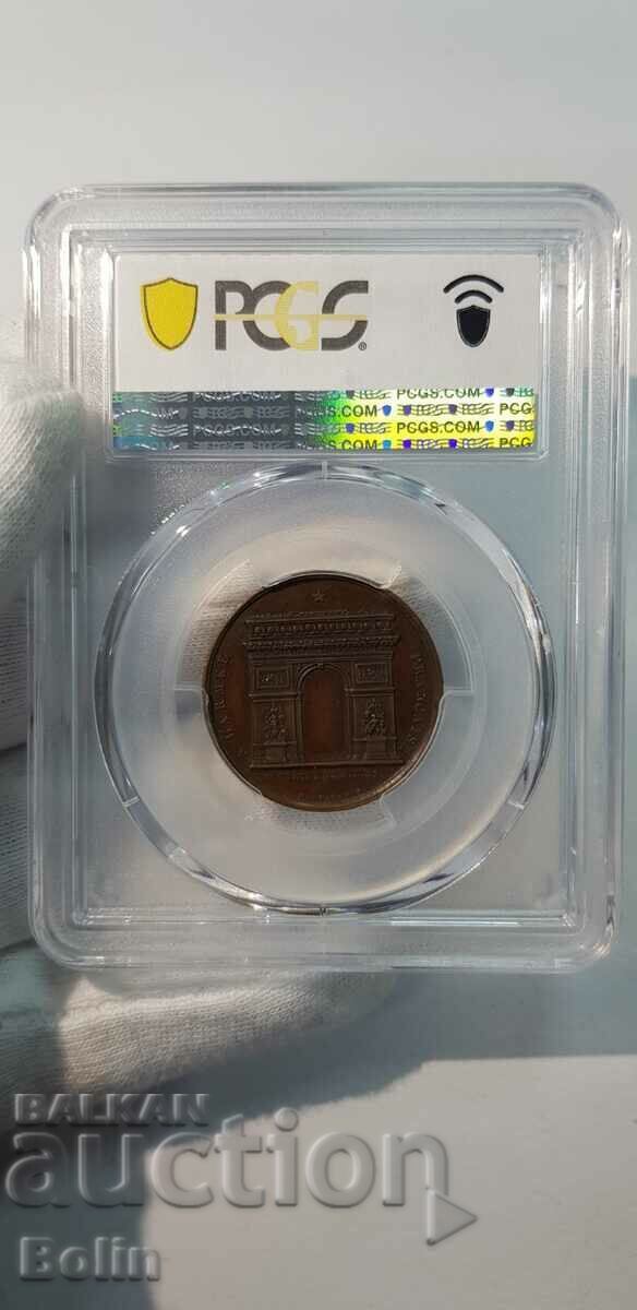 MS 63 - Rare Napoleon Table Medal - 5 MS 63 - Rare Napoleon Table Medal - 5