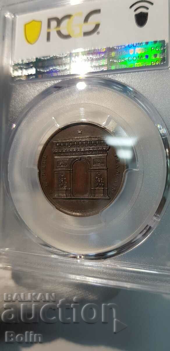 MS 63 - Rare Napoleon Table Medal - 6 MS 63 - Rare Napoleon Table Medal - 6