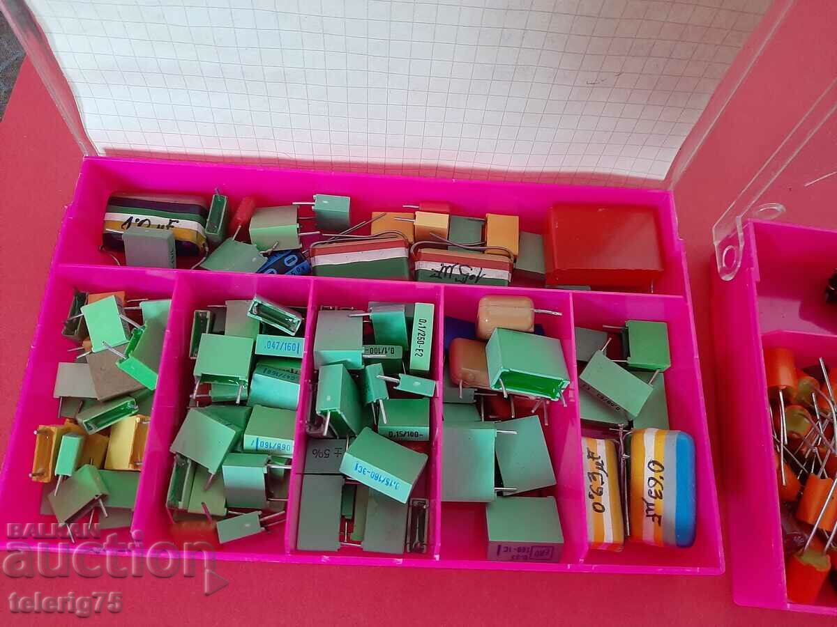 Collection Capacitors Different values and types-350-400 pcs with price 35.00 BGN | € 17.90 Collection Capacitors Different values and types-350-400 pcs with price 35.00 BGN | € 17.90