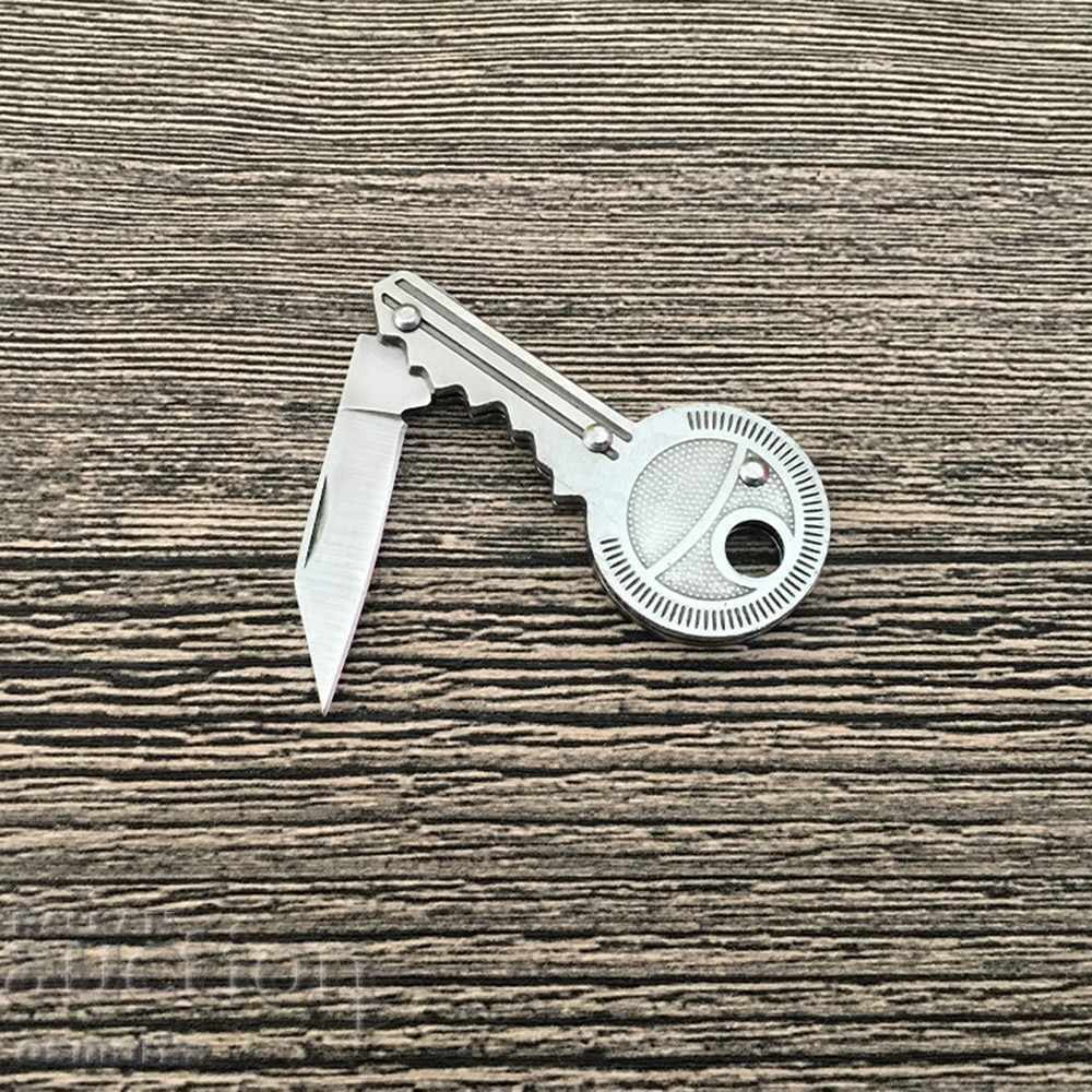 Cuțit cheie cuțit buzunar pliabil pentru keychain nou