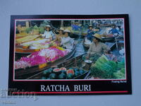 Card: Market - Ratchaburi - Thailand.