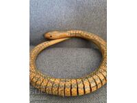 Interesant din lemn pirograf șarpe-1