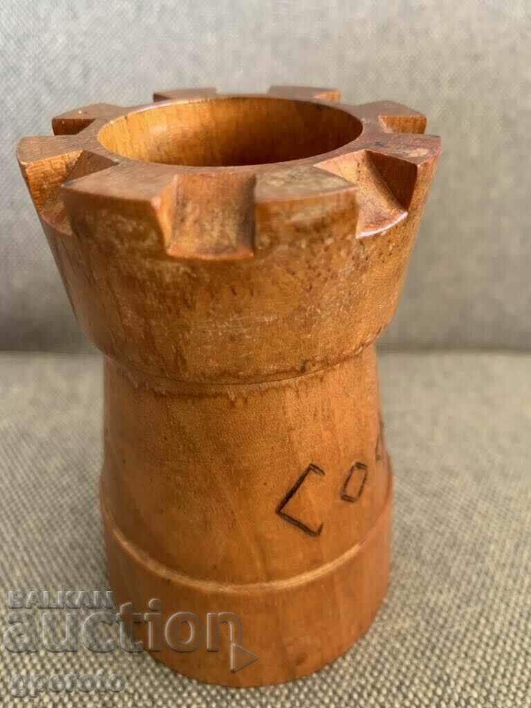 Massive wooden old pencil case - SBH-1 with price 5.00 BGN | € 2.56 Massive wooden old pencil case - SBH-1 with price 5.00 BGN | € 2.56