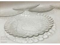 Set de 6 farfurii vechi de cocktail din sticlă (6.2)