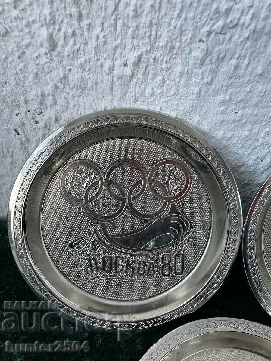 Plates-3pcs, Moscow '80, 16.5 cm with price 35.95 BGN | € 18.38 Plates-3pcs, Moscow '80, 16.5 cm with price 35.95 BGN | € 18.38