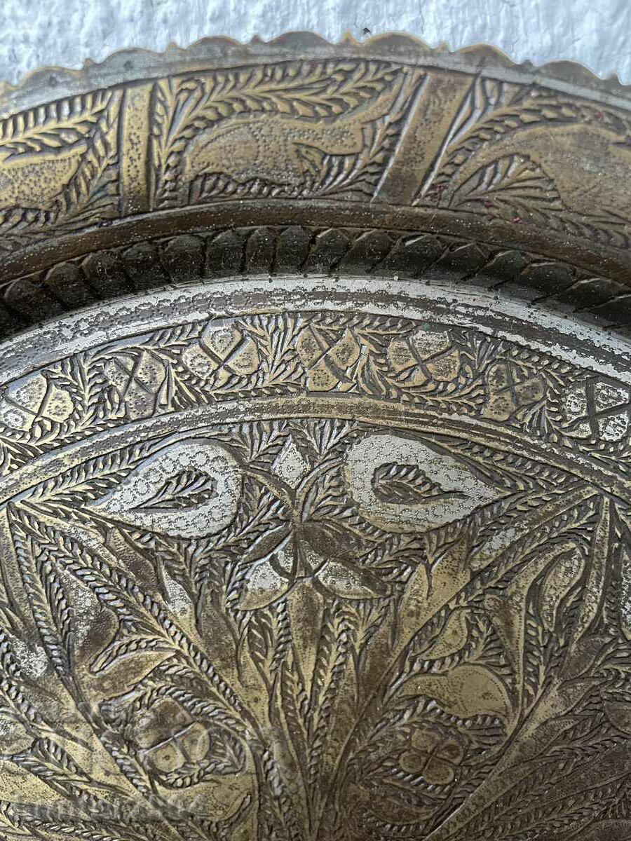 Tray, casserole-38.5 cm, forged copper with price 74.95 BGN | € 38.32