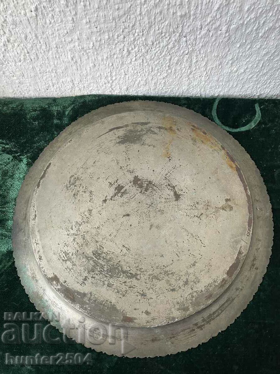 Auction  Tray, casserole-38.5 cm, forged copper