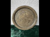 Δίσκος, κατσαρόλα-38,5 εκ., σφυρήλατος χαλκός