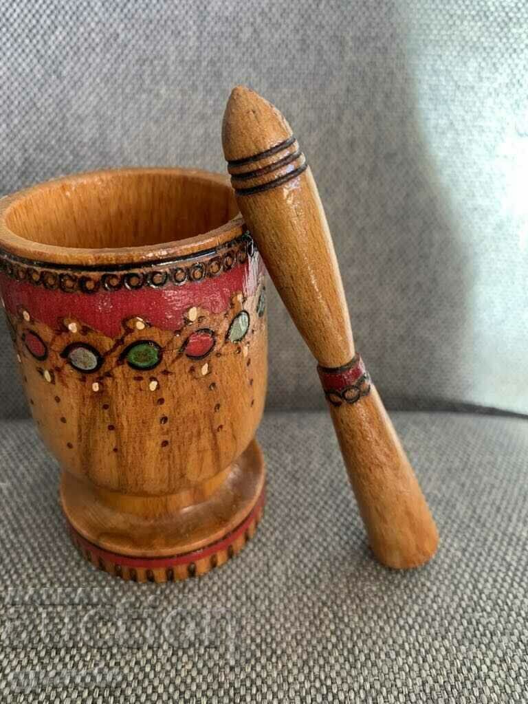 Παλιό ξύλινο κονίαμα - 1 με τιμή 8.00 BGN | € 4.09