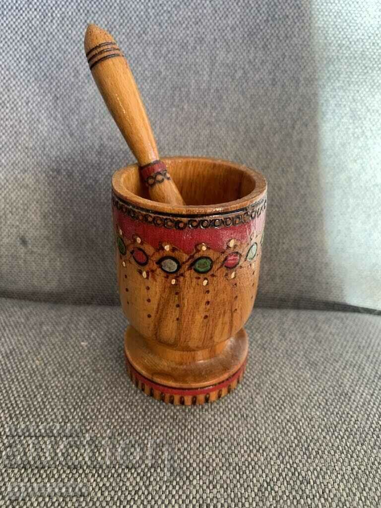 Παλιό ξύλινο κονίαμα - 1