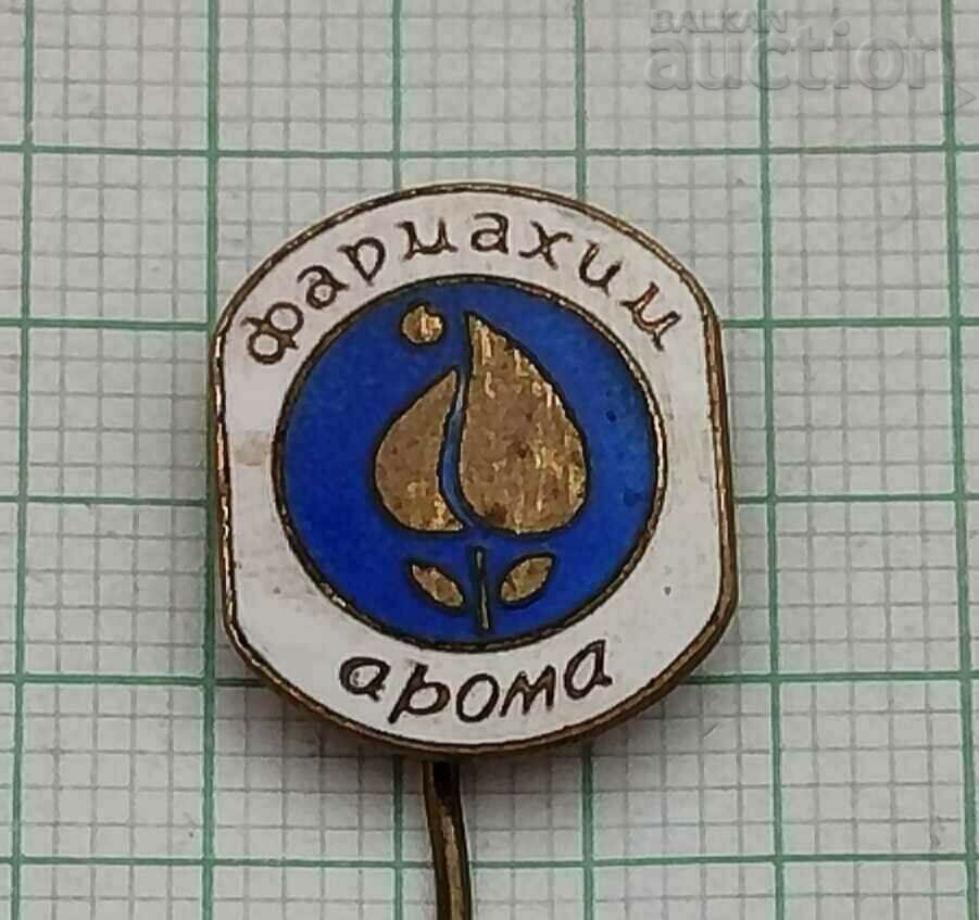 PHARMACHEM AROMA LOGO BADGE ENAMEL