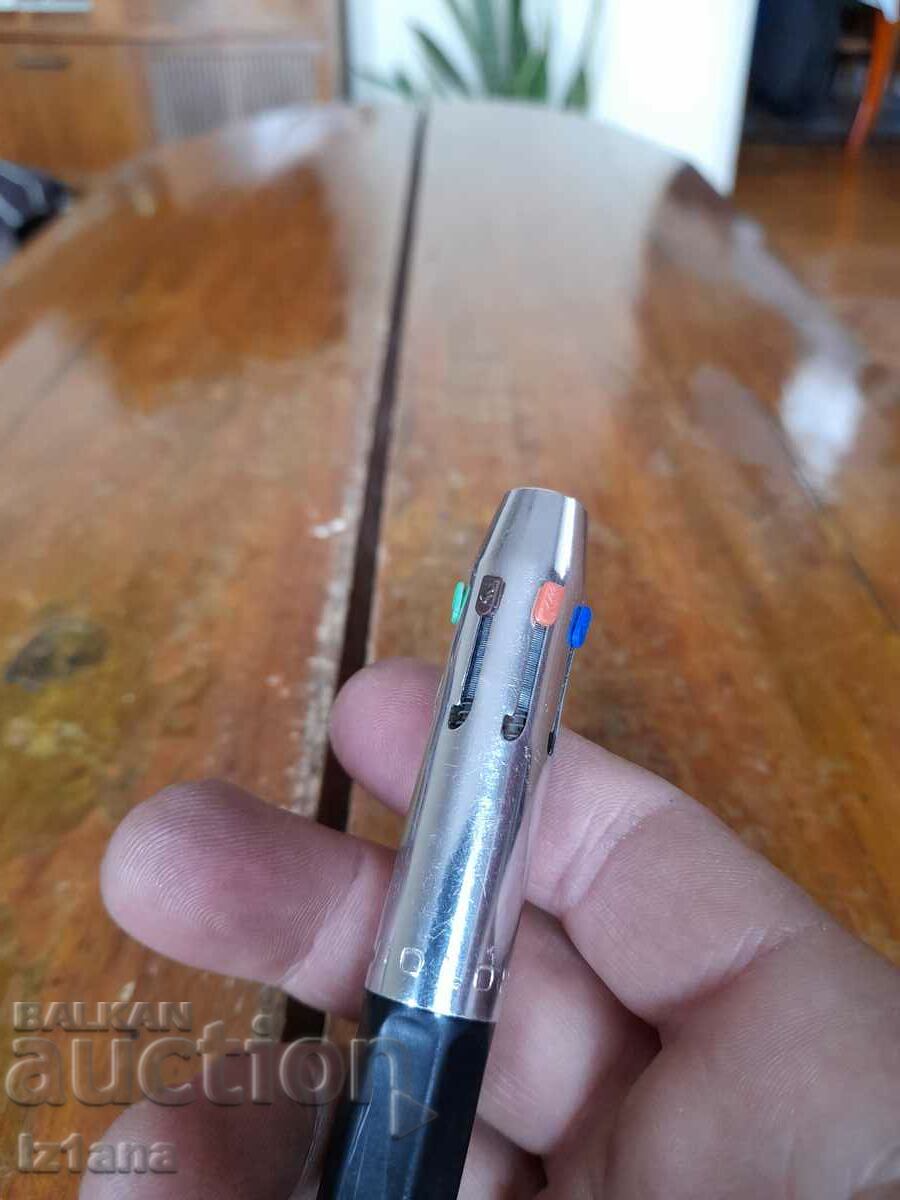 Auction  Old multicolored pen, chemical, pen