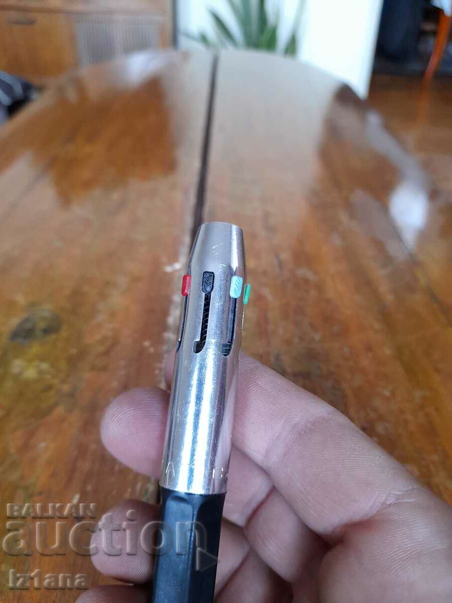 Delivery of Old multicolored pen, chemical, pen