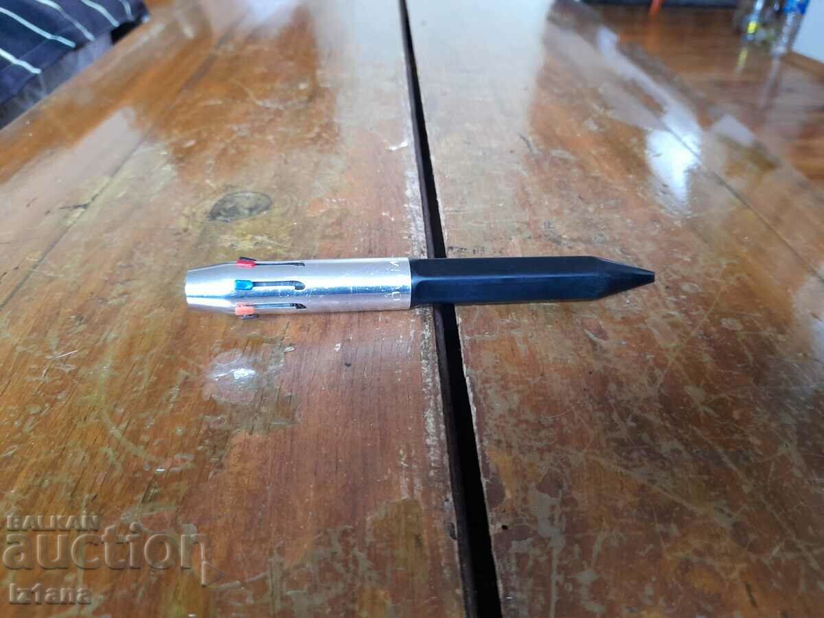 Old multicolored pen, chemical, pen