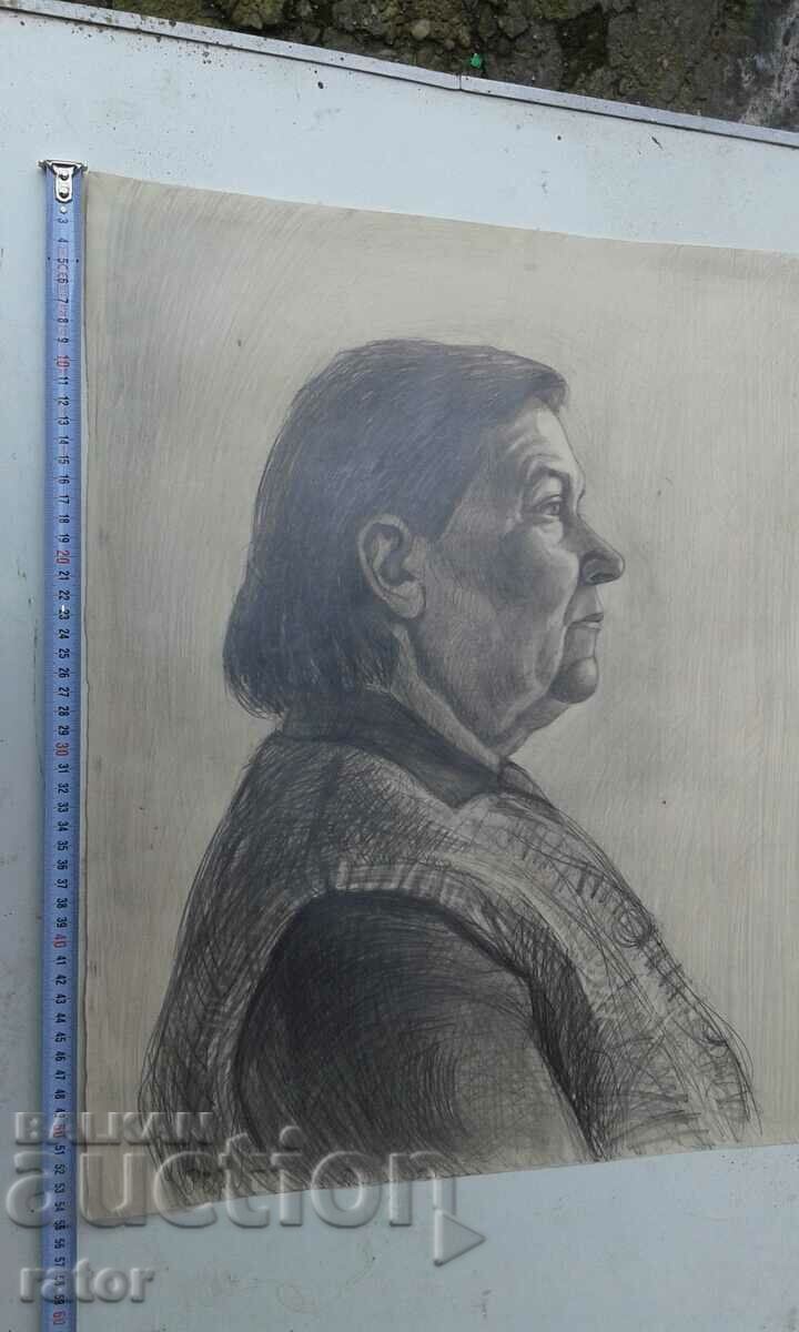 Old large master pencil drawings 7 pieces. Drawing with price € 29.99 | 58.66 BGN