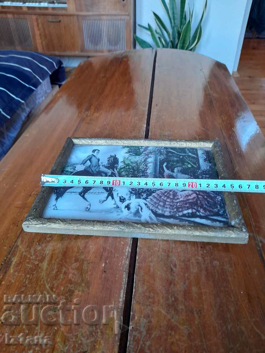 Old painting with price 25.00 BGN | € 12.78 Old painting with price 25.00 BGN | € 12.78