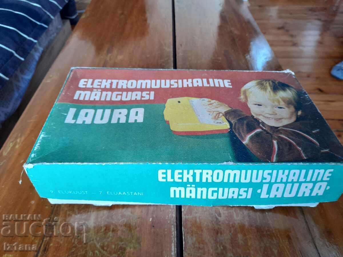 Old Laura musical toy