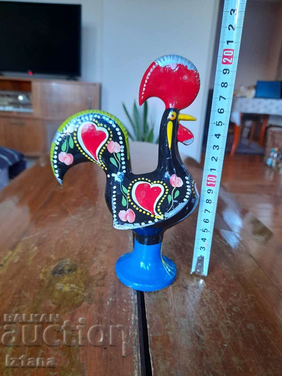 Auction Old metal figurine Rooster, Rooster Auction Old metal figurine Rooster, Rooster