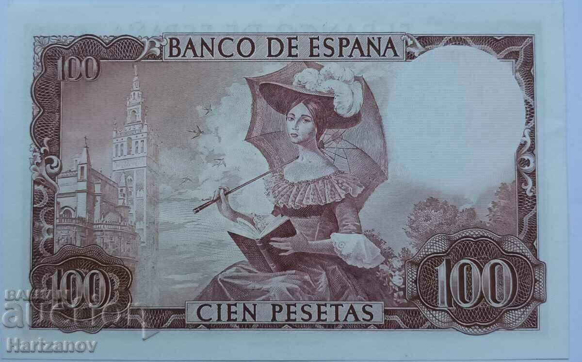100 песети Испания 1965 UNC / 100 pesetas 1965 UNC!