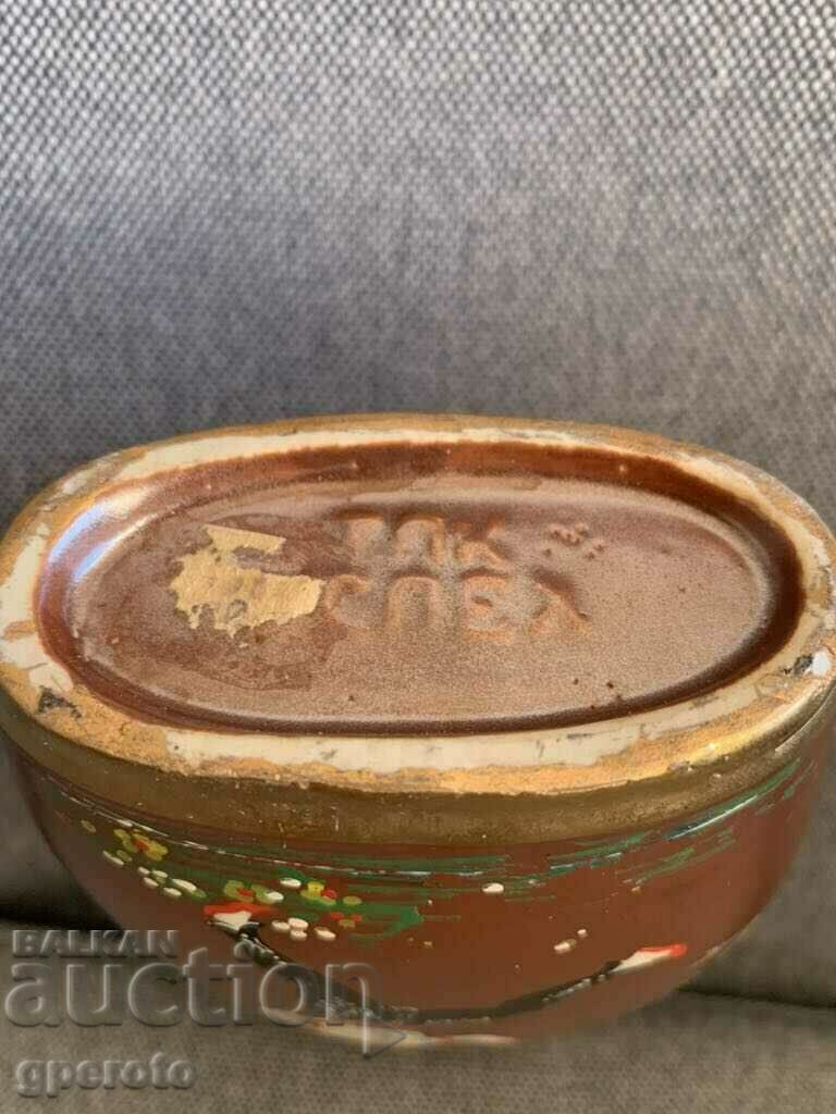 Auction  Hand-painted old pavour, bottle-TPK "SUCCESS"