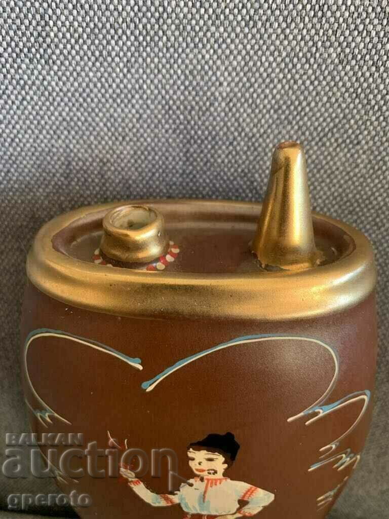 Hand-painted old pavour, bottle-TPK "SUCCESS" - 5