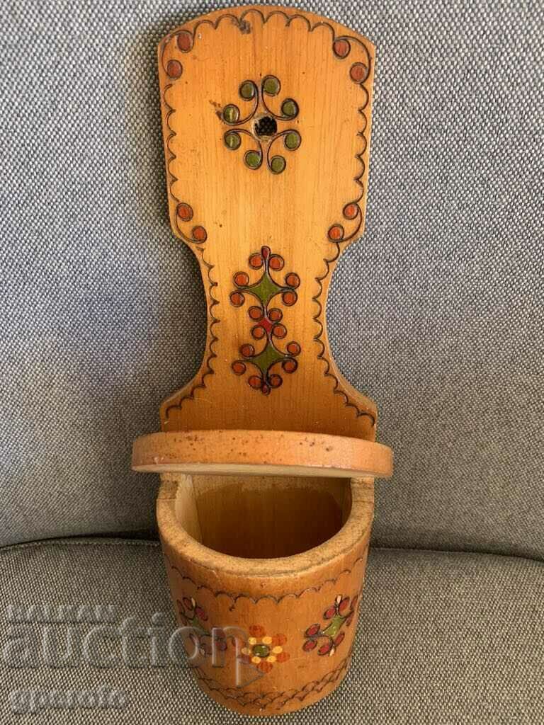 Auction  Old beautiful wall spice chest - ETHNO