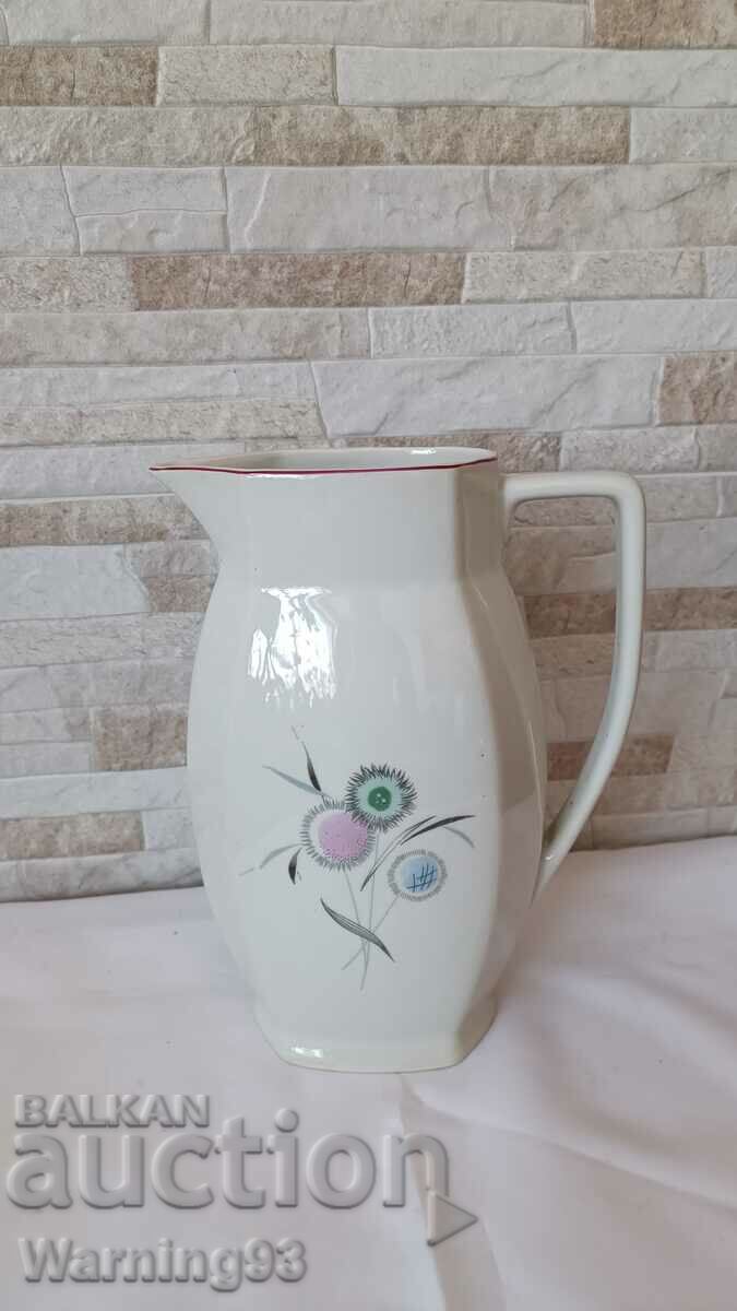 Large porcelain water jug - Kitka Factory - Novi Pazar