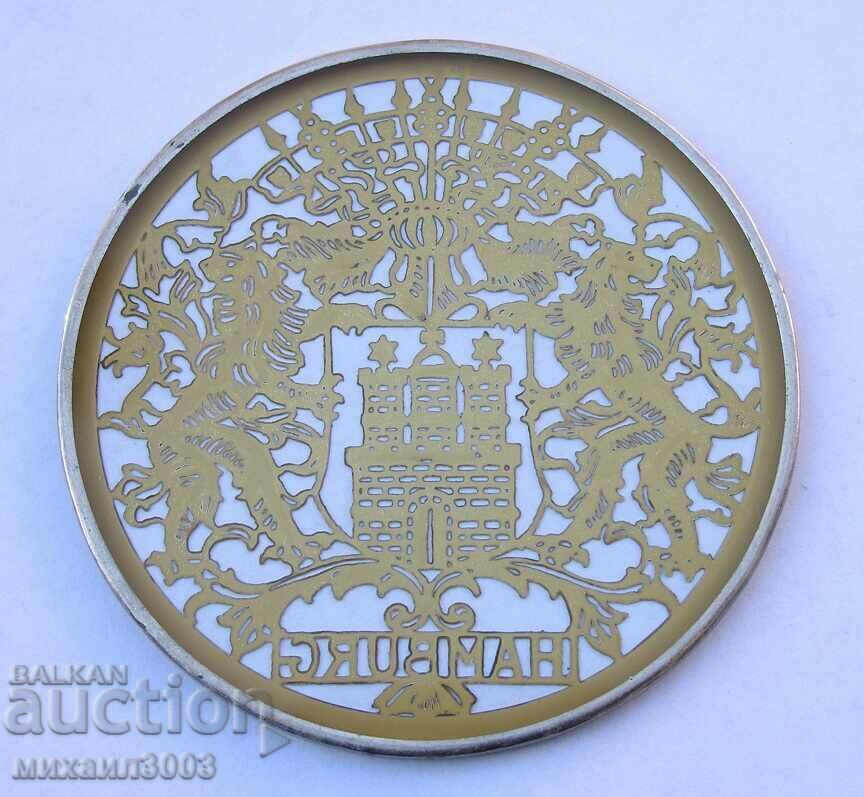 Delivery of OLD GERMAN SILVER ON GLASS CUPS 6 PCS. Delivery of OLD GERMAN SILVER ON GLASS CUPS 6 PCS.