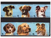 LIBERIA 1974 Dogs 6 m series S.T.O.