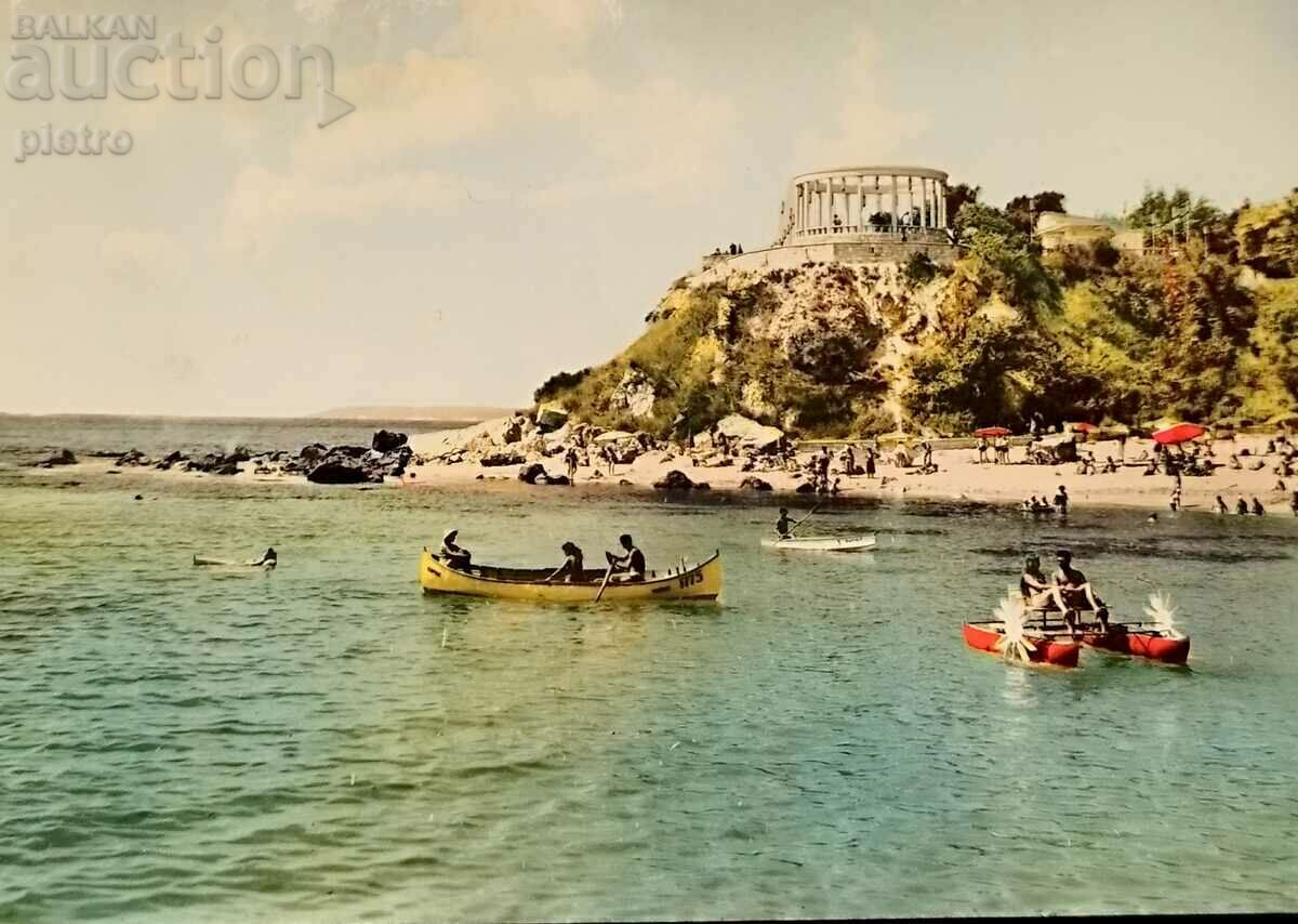 Καρτ ποστάλ της Βουλγαρίας 1960. BAPHA-VARNA Resort "Druzhba