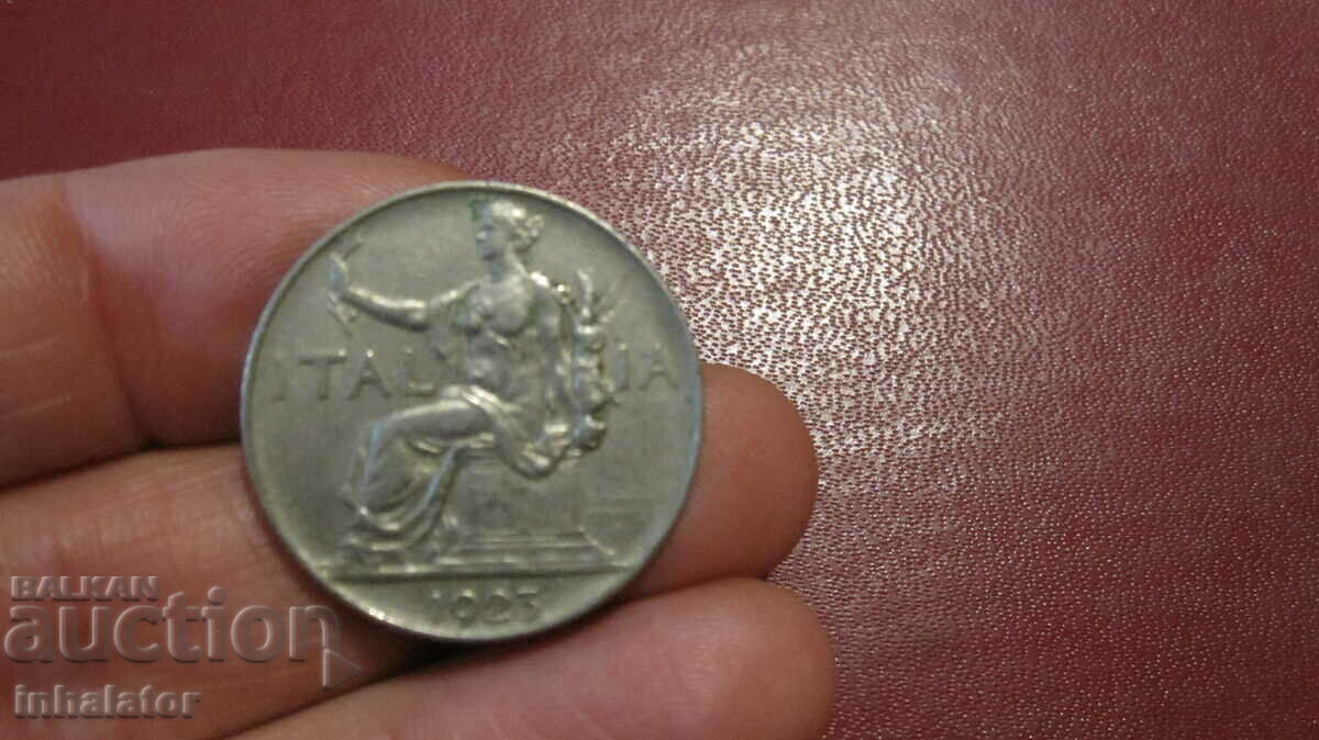 1923 год 1 лира Италия -