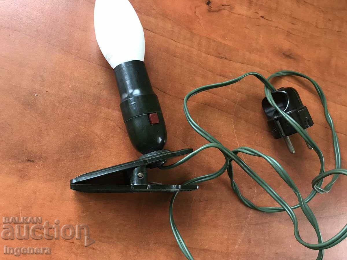 Delivery of NIGHT LAMP RETRO CLIP BAKELITE KEY SOCKET