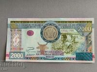 Банкнота - Бурунди - 2000 франка UNC | 2008г.