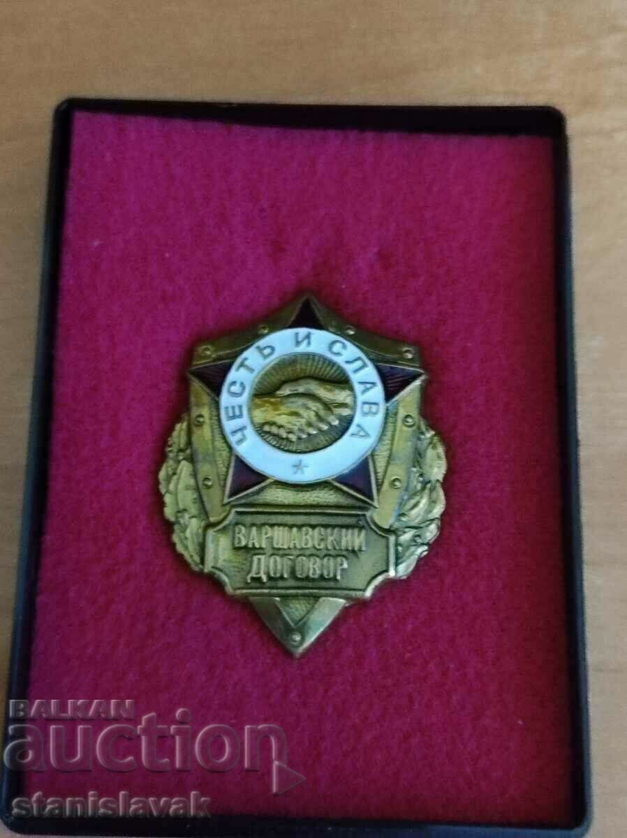 Delivery of An extremely rare sign of the Warsaw Pact Delivery of An extremely rare sign of the Warsaw Pact