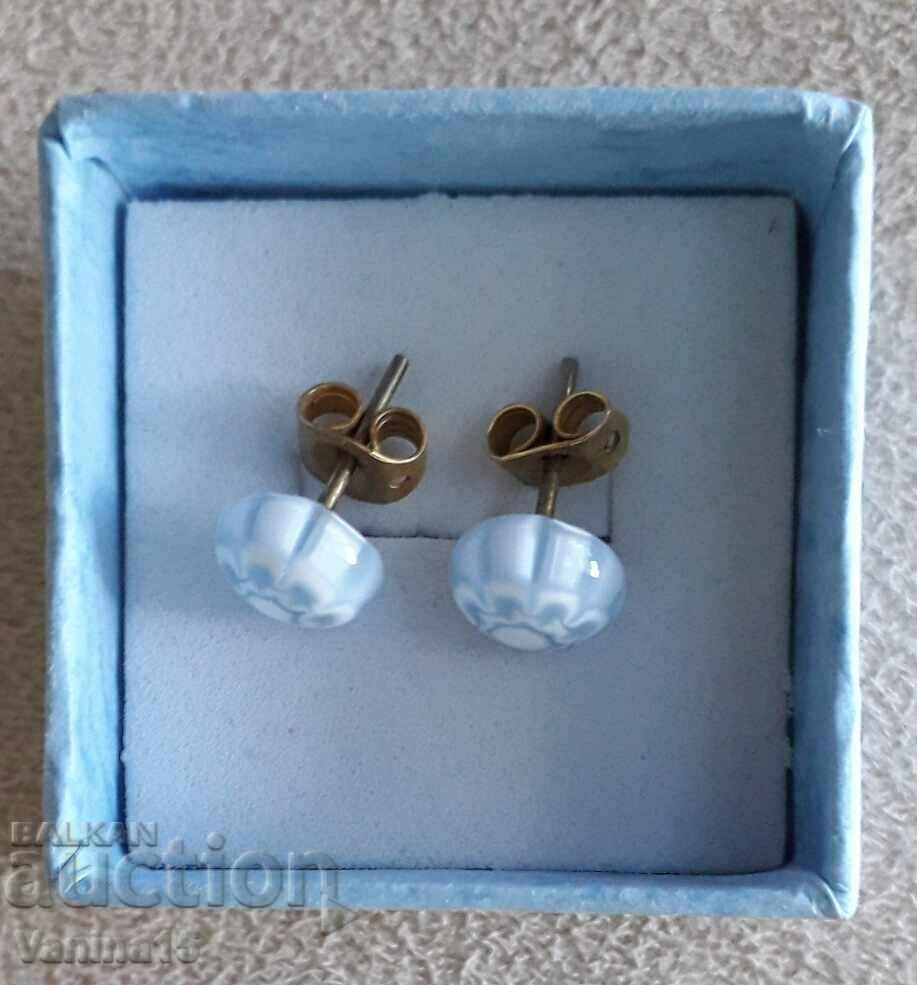 Italian Murano Millefiori Venetian Glass Earrings - 6 Italian Murano Millefiori Venetian Glass Earrings - 6