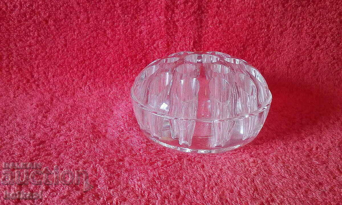 Solid glass souvenir pen holder with price 12.50 BGN | € 6.39