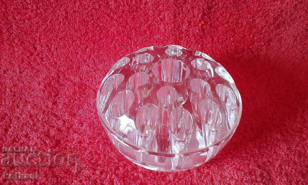 Solid glass souvenir pen holder - 5