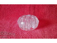 Solid glass souvenir pen holder