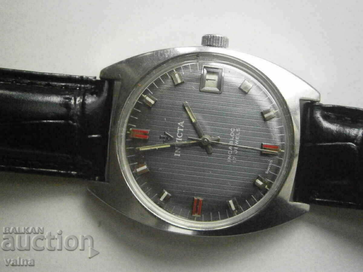 Delivery of INVICTA, incabloc, 17 jewels, swiss made, TOP!