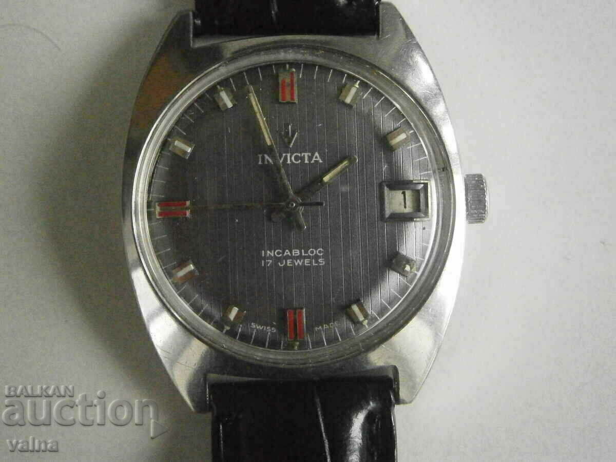 INVICTA, incabloc, 17 jewels, swiss made, TOP!