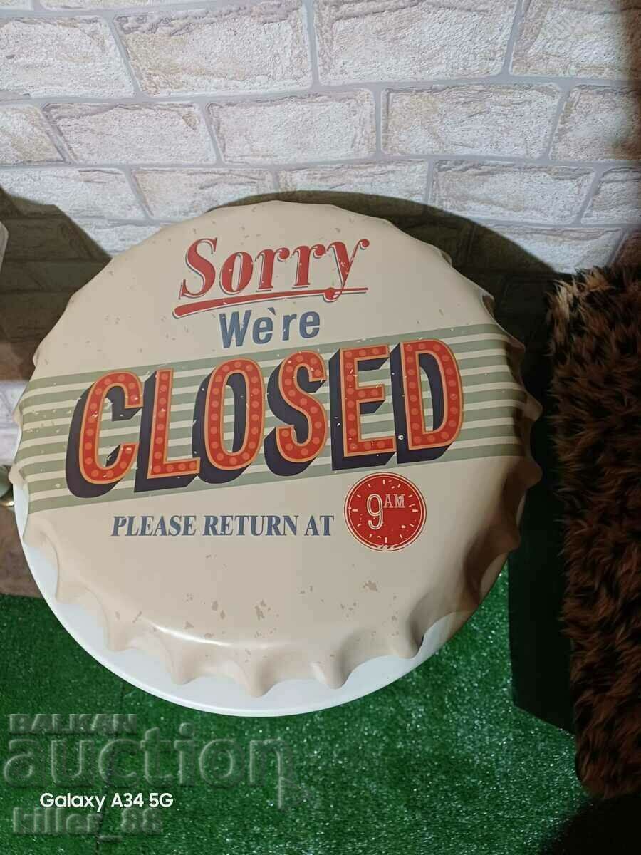 Delivery of Metal plate in the form of a cap Closed Delivery of Metal plate in the form of a cap Closed