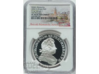 2022 George I 1oz £2 - NGC PF70 Silver Coin (31.1y)