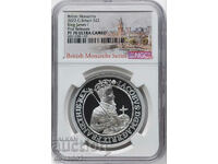 2022 James I 1oz £2 - NGC PF70 Silver Coin (31.1y)