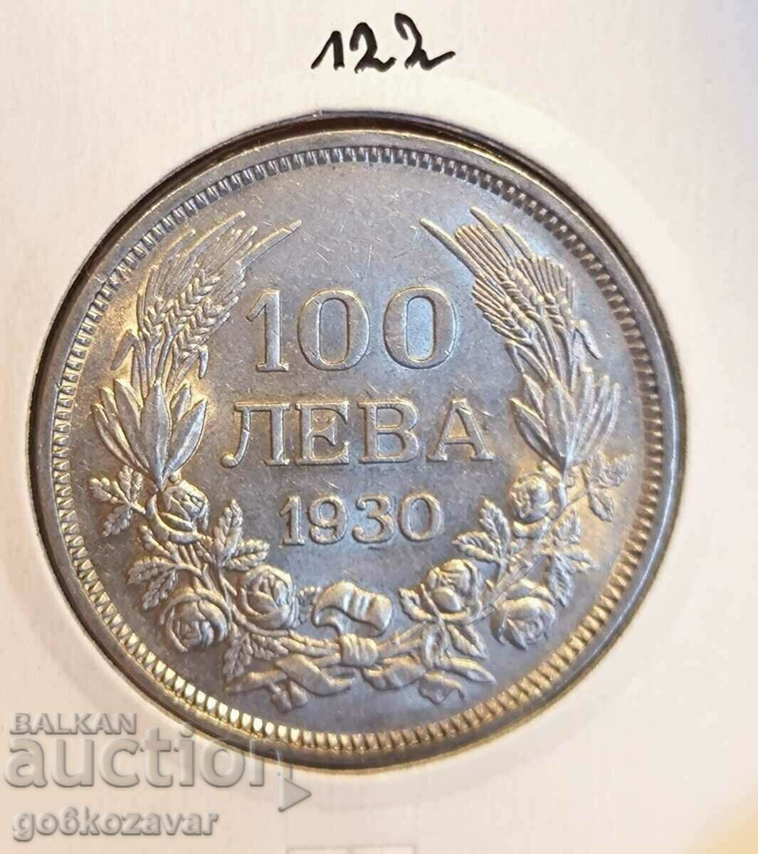 Bulgaria 100 BGN 1930 Colectie de argint! Moneda de top!