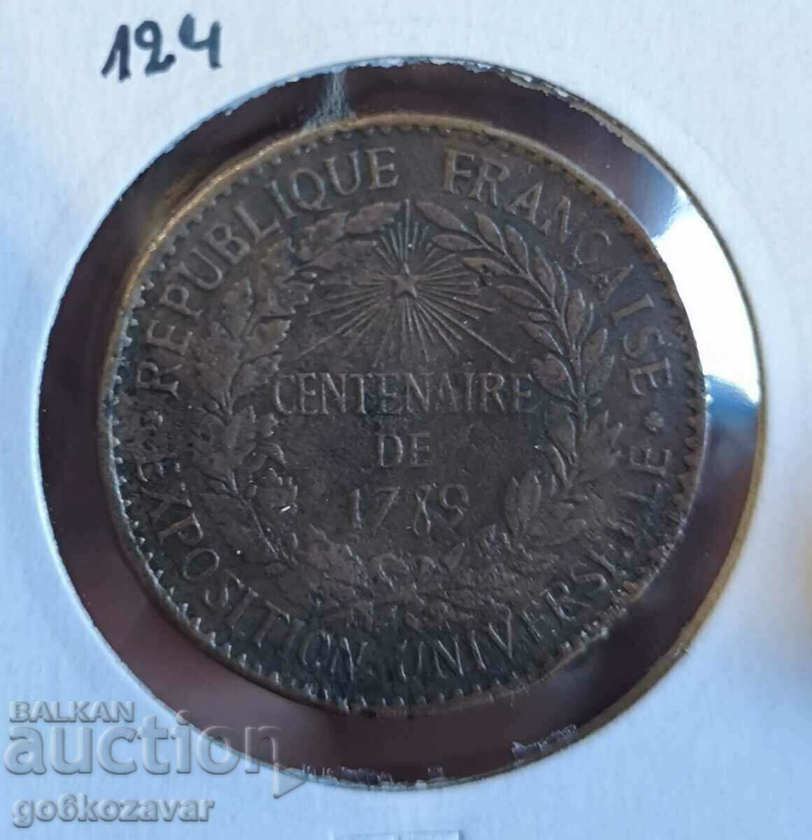 France medal token 1789 Rare! RR