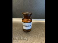 Old Glass Apothecary Bottle Jar Pharmacy PYROGALOLUM