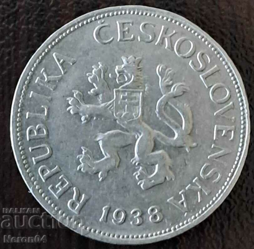 5 kroner 1938, Czechoslovakia with price 8.99 BGN | € 4.60 5 kroner 1938, Czechoslovakia with price 8.99 BGN | € 4.60