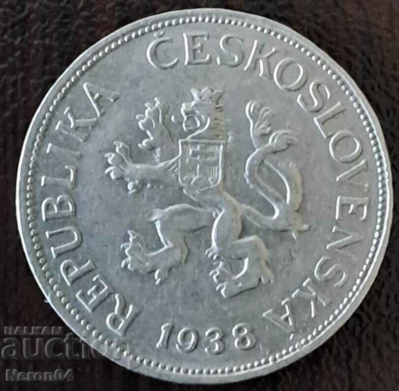 5 kroner 1938, Czechoslovakia with price € 4.60 | 9.00 BGN